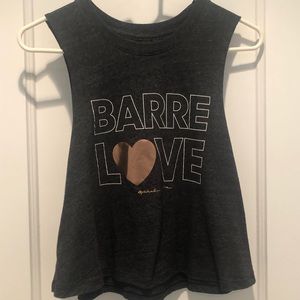 Spiritual gangster * pure barre collab crop tank